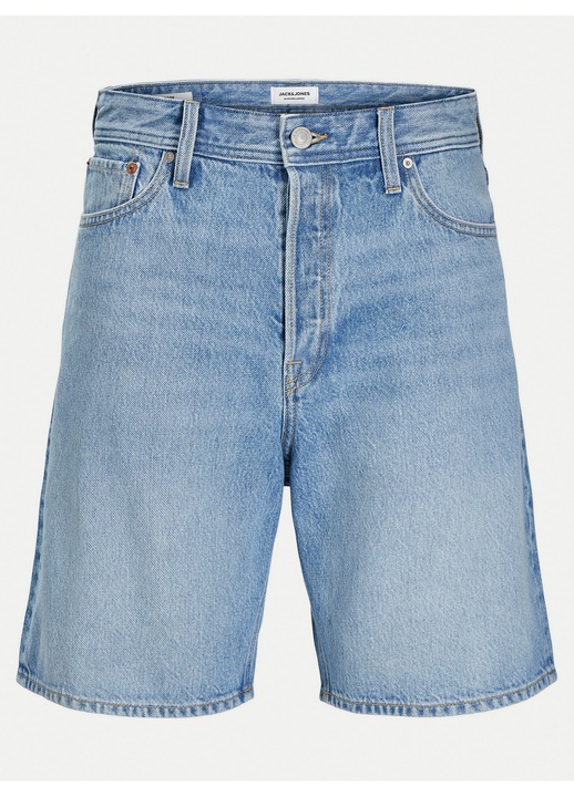 Jack Jones Ferfi Farmer Rovidnadrag, 12269533, Pamut, Kek, Kék