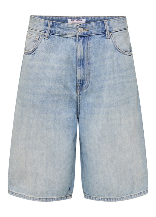 Only Sons férfi farmer rövidnadrág, 22032958, pamut, 2XL INTL, kék