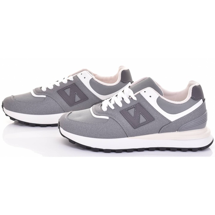 Tenisi barbatesti Martinus, gri, material textil, design urban, confortabili