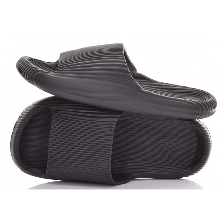 Slapi sport Martinus, clasici, plastic, negru, 40 EU