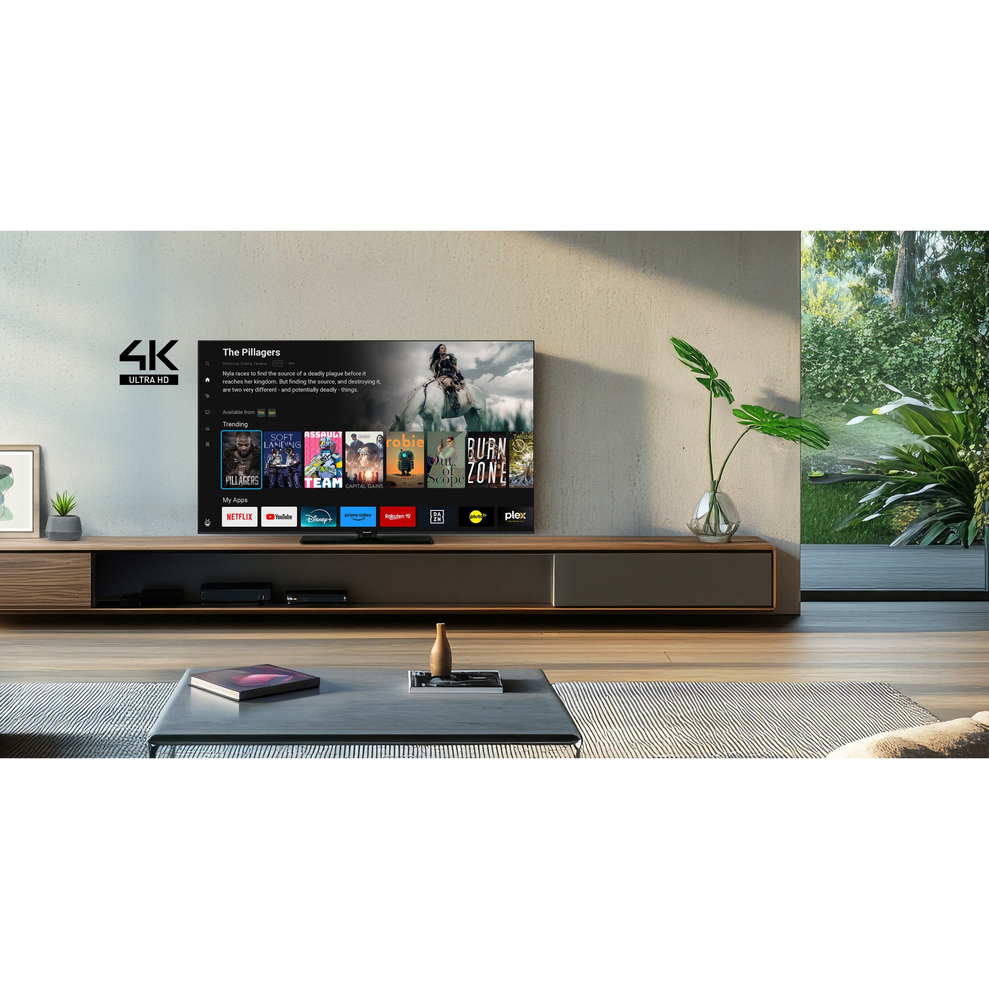 Televizor Panasonic LED TB-65W61AEZ, 164 cm, Smart, 4K Ultra HD