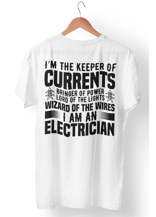 Malfini póló, Villanyszerelő 3, Fehér