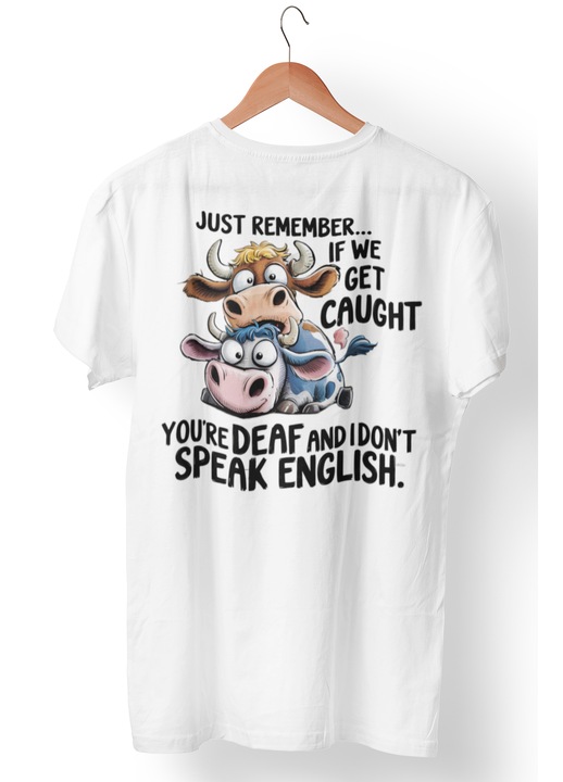 Malfini póló, tehén, Fehér