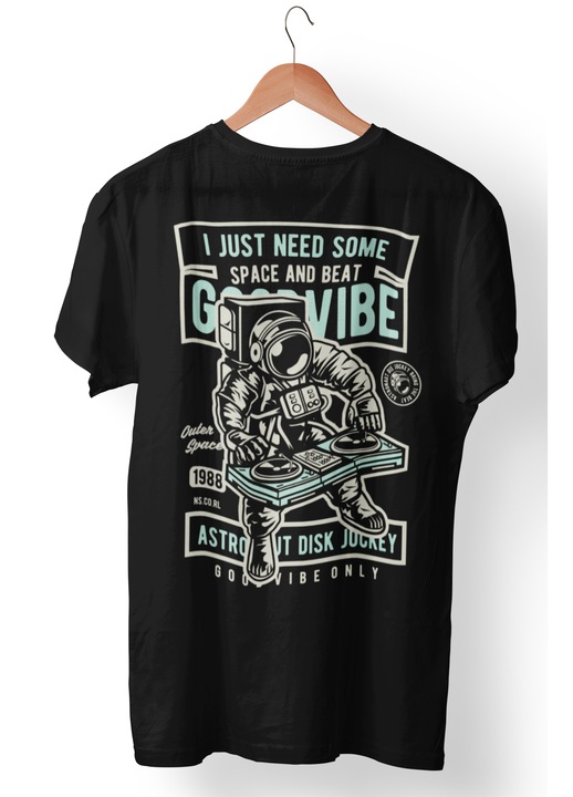 Malfini póló, Űr és ütem, Fekete