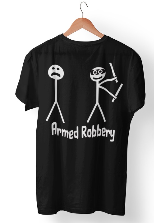 Malfini póló, Fegyveres, Fekete