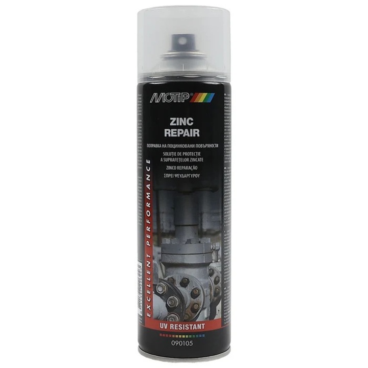 Spray auto, pentru suprafete zincate, Motip Zinc Repair, 500 ml
