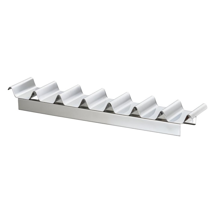 Display din inox pentru sandwich-uri sau gustari, 47.5x10.5xH6 cm