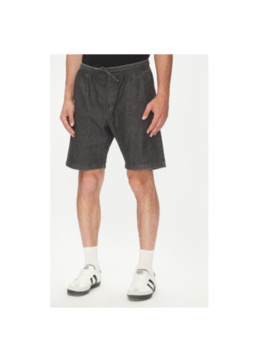 Jack Jones ferfi farmer rovidnadrag, 12270251, pamut, fekete, Fekete