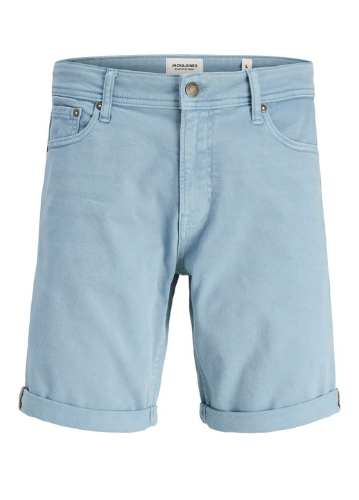 Jack Jones Ferfi Farmer Rovidnadrag, 12274985, Pamut, Vilagoskek, Világoskék