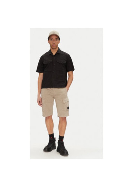 CP Company ferfi rovidnadrag, 18CMBE116A005694G, pamut, bezs, Bézs