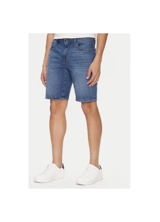 Joop Ferfi Farmer Rovidnadrag, 10018247 30043025, Pamut, Sotetkek, Tengerészkék