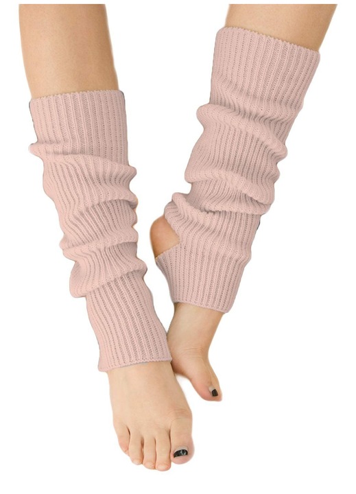 Sosete dama Haiaveng set 2 bucati tricotate lungi moi roz