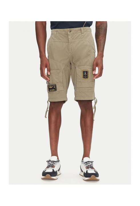 Aeronautica Militare ferfi rovidnadrag, 251BE041CT1122, pamut, khaki, Khaki