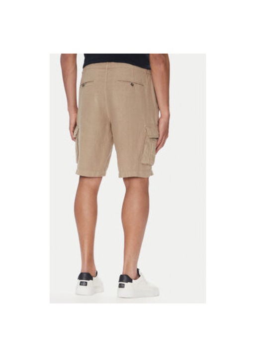 Aeronautica Militare Férfi Rövidnadrág, 251BE254CT3508, Len, 52 EU, Bézs