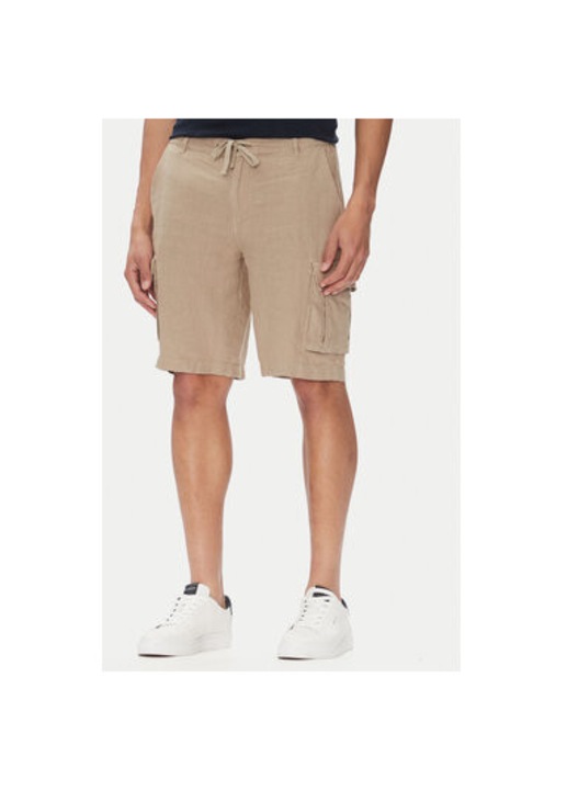 Aeronautica Militare ferfi rovidnadrag, 251BE254CT3508, lenvaszon, bezs, Bézs