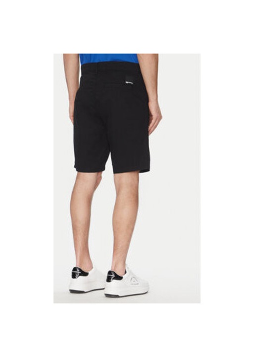 Karl Lagerfeld Jeans ferfi rovidnadrag, A2M10121, pamut, fekete, Fekete