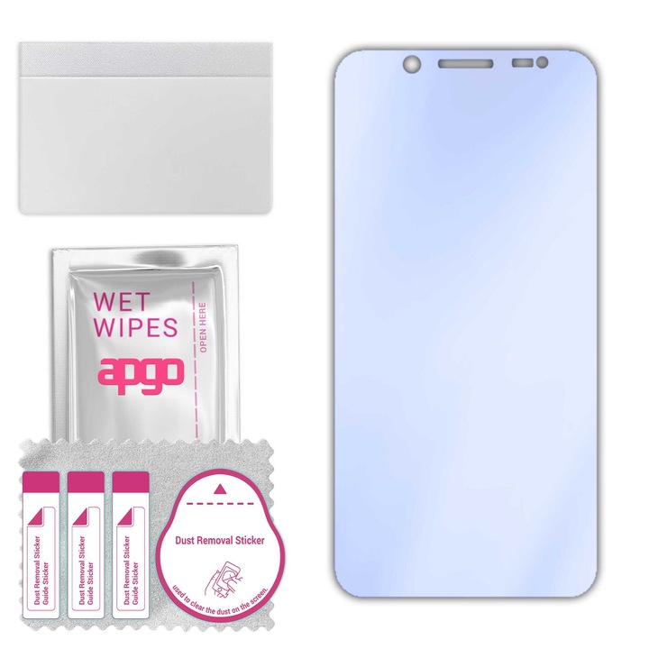 Apgo защитно стъкло за Ulefone Power Armor 16S – хибридно стъкло, протектор за екран, гланцово, професионално гъвкаво хибридно стъкло, 9H, пълно лепене