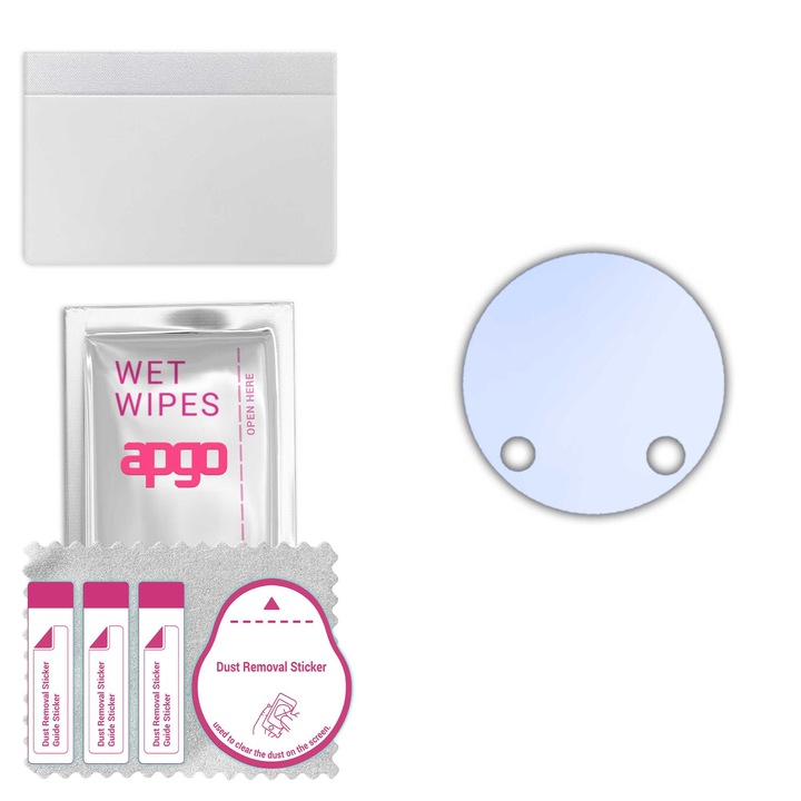 apgo защитно стъкло за ZTE Libero Flip – хибридно стъкло, протектор за екран, гланцово, професионално гъвкаво хибридно стъкло, 9H, пълно лепене