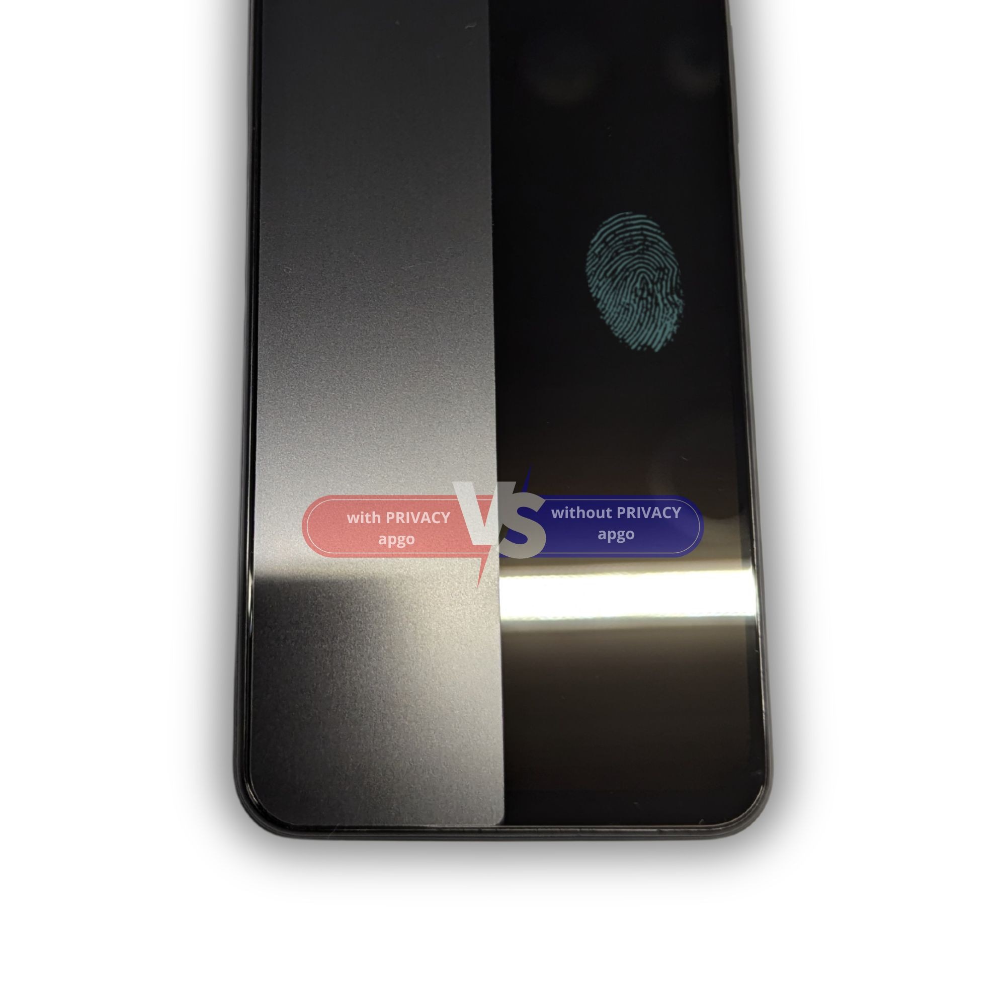 Sticla de protectie PRIVACY apgo pentru Google Pixel 9a – sticla hibrid, full glue, flexible glass