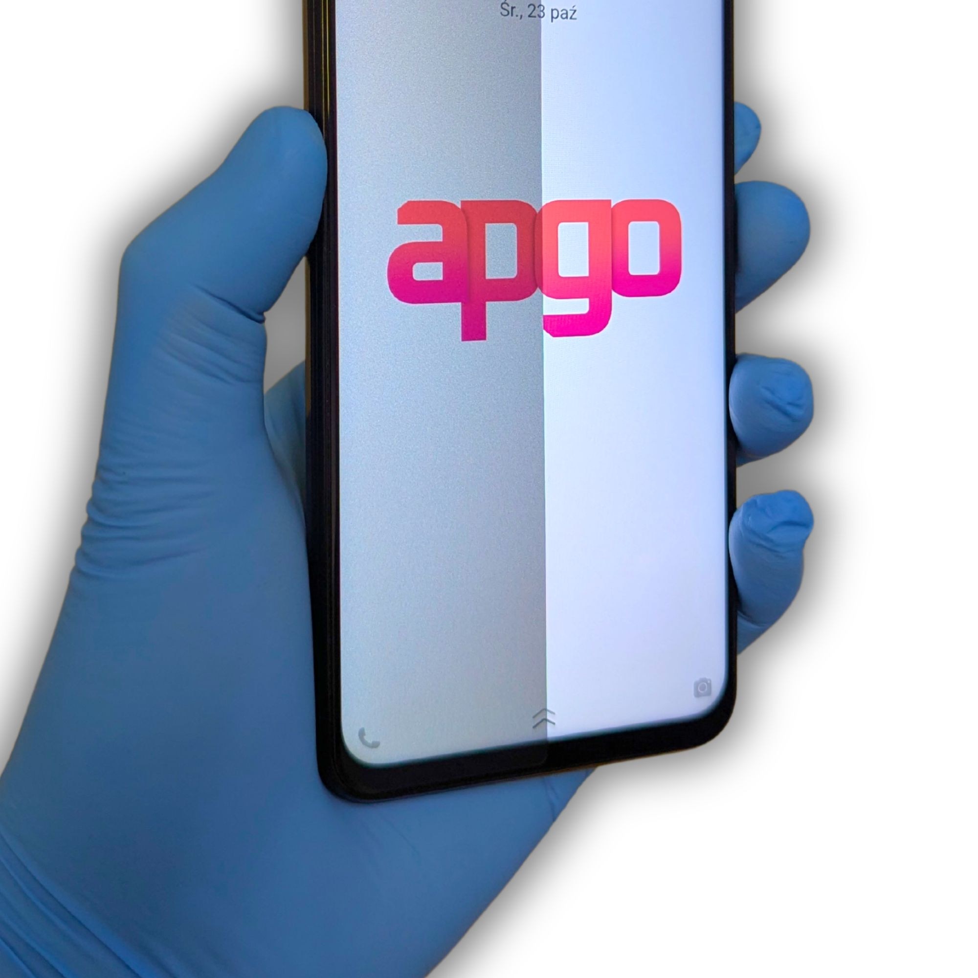 Folie de protectie PRIVACY apgo pentru Oppo Reno12 Pro – efect anti-spionaj, hidrogel, full glue, 5D, mat, ultra-subtire