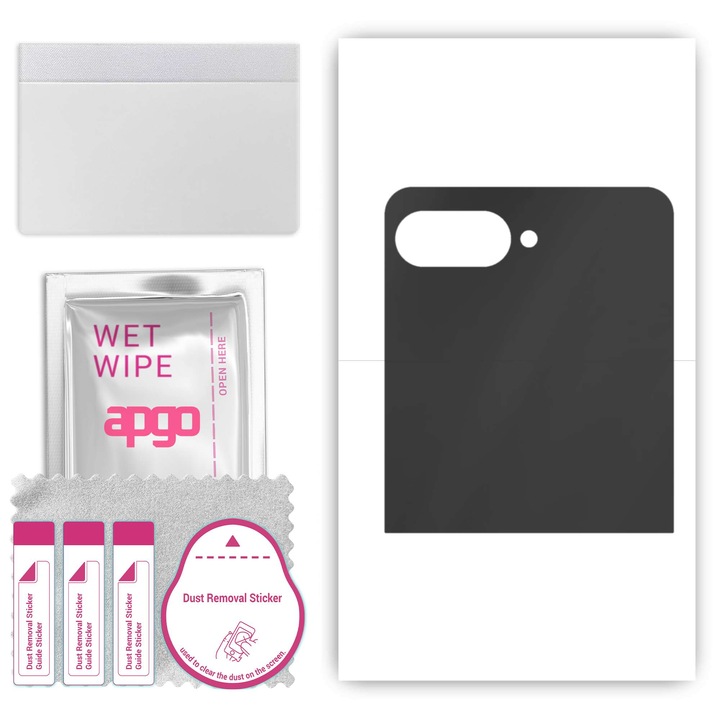 Folie de protectie PRIVACY apgo pentru Motorola Razr 50 – efect anti-spionaj, hidrogel, full glue, 5D, mat, ultra-subtire