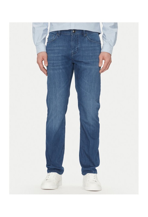 Joop Ferfi Nadrag, 10015801 30046824, Pamut/Lyocell, Kek, Kék