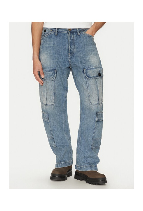 Pantaloni barbati G Star Raw, D26111-D499, Bumbac, Albastru, Albastru