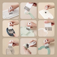 Perie de Curățat Tastatura 4x9cm, flexibilă, ușor de utilizat, set