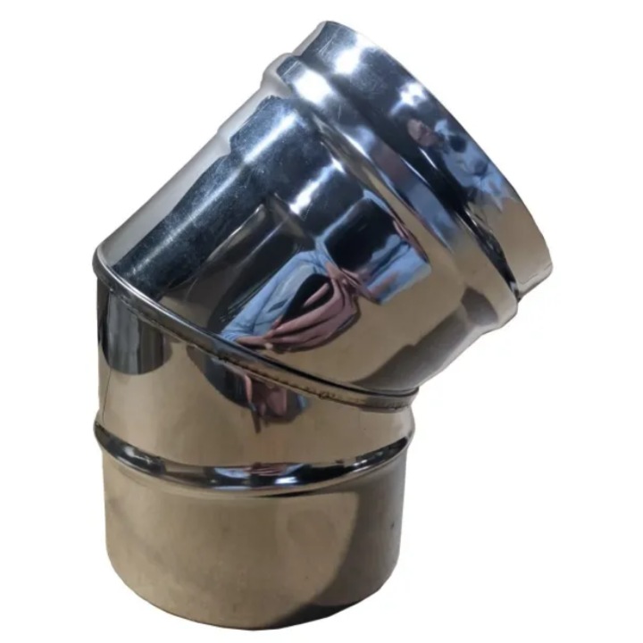 Cot 45 grade cos de fum, Metallwork-PSILOS, inox, rezistent, 200mm