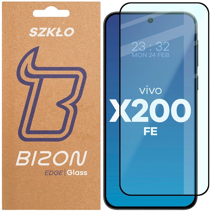 Стъкло, Bizon Glass Edge 2 за Vivo X200 FE