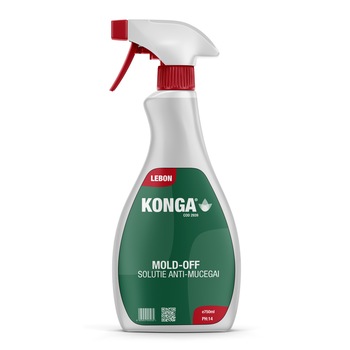 Solutie Antimucegai Profesionala 750ml cu pulverizator – Curata in Profunzime si Inlatura Complet Mucegaiul, Petele Negre si Microorganismele, Pentru Pereti, Rosturi, Dusuri, Bai si Suprafete Umede, Actiune Rapida