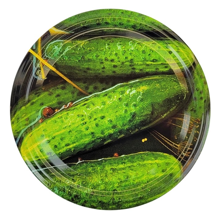 Capace metalice pentru borcane de muraturi, 82mm, set de 10 bucati