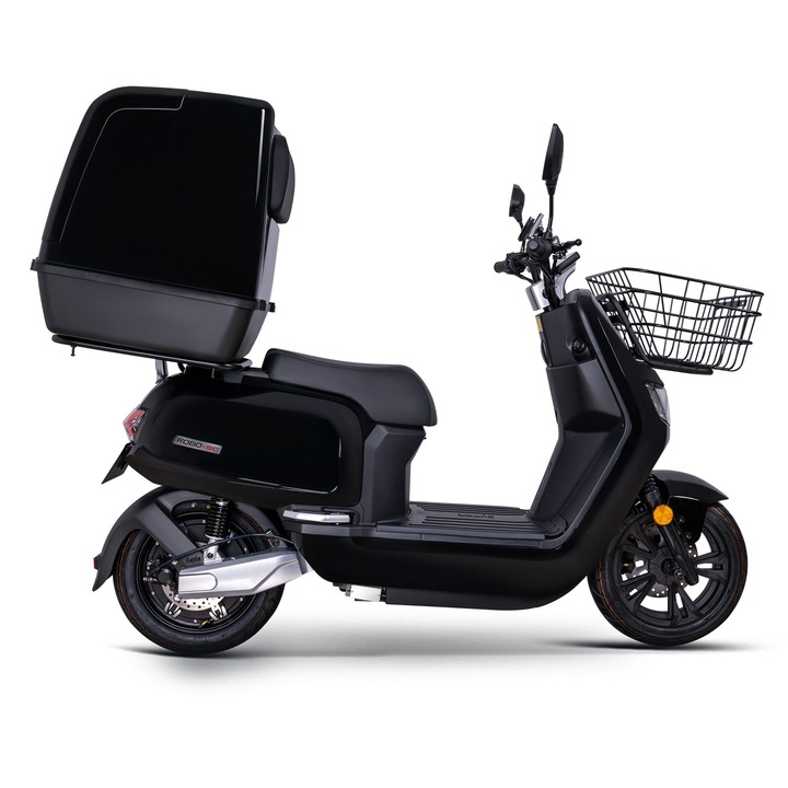 Scuter electric, baterii litiu detasabile, motor 3000W, negru - Robo-SC