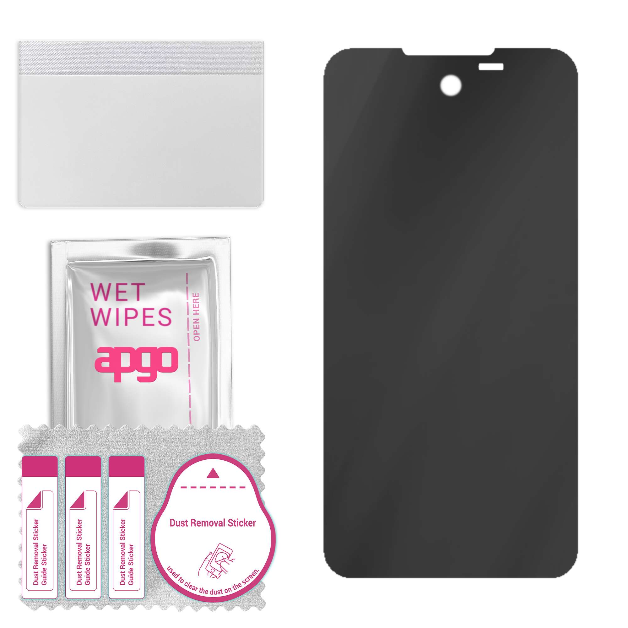 Sticla de protectie PRIVACY apgo pentru Blackview BL9000 Pro – sticla hibrid, full glue, flexible glass