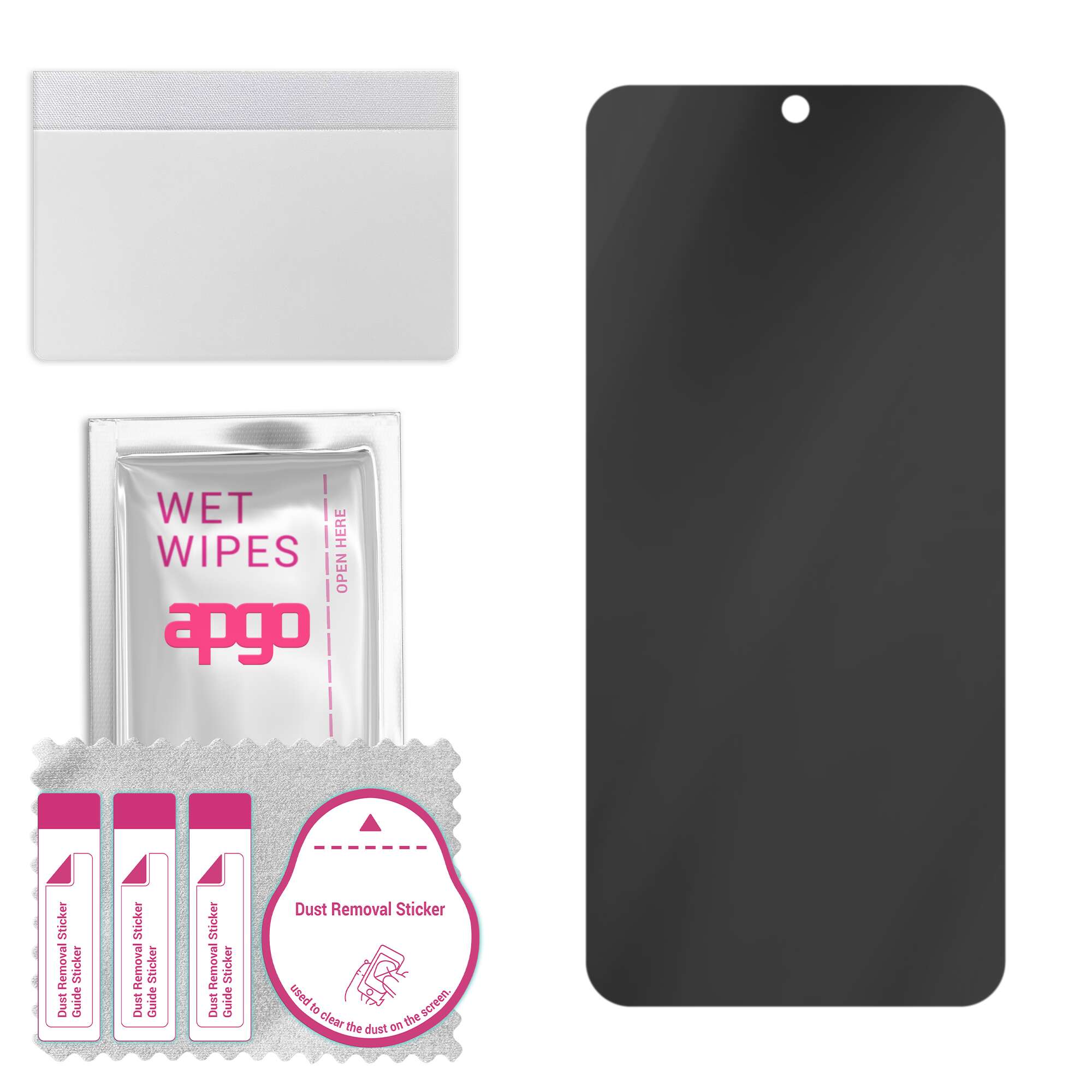 Sticla de protectie PRIVACY apgo pentru Huawei Nova 12i – sticla hibrid, full glue, flexible glass