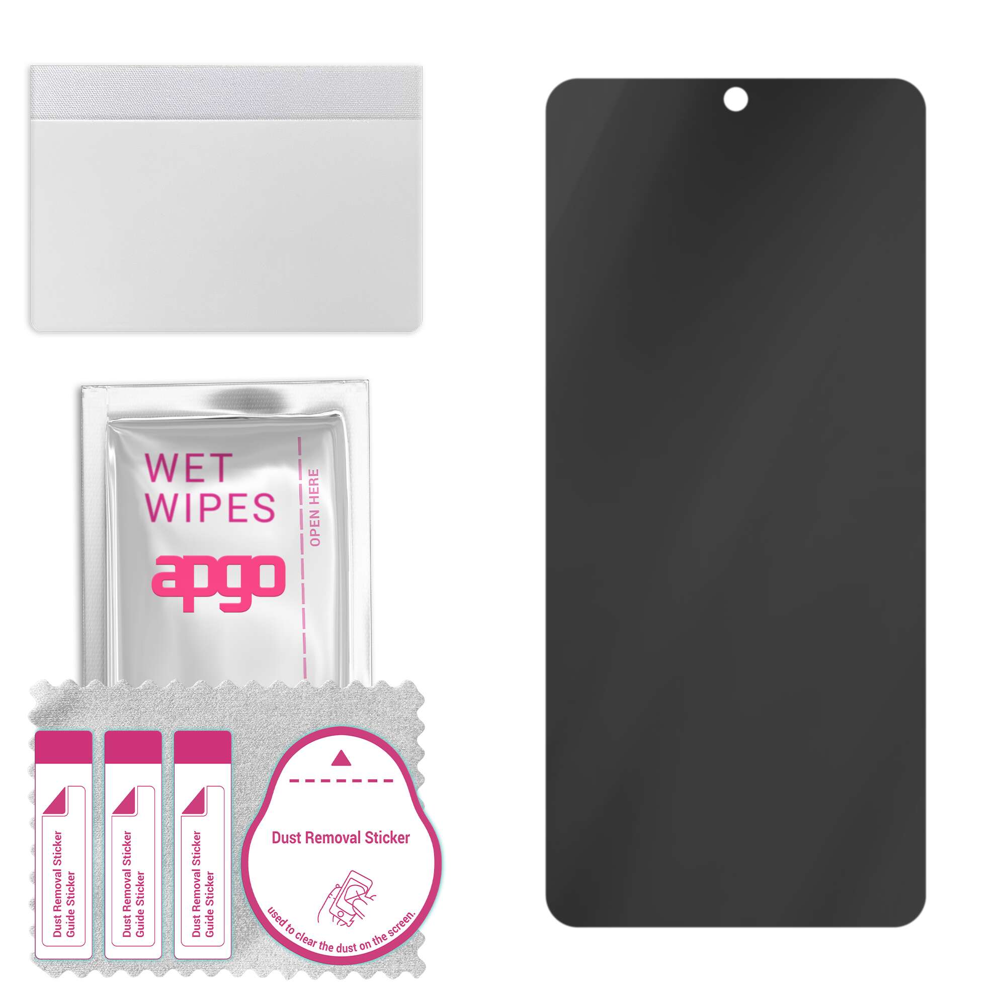 Sticla de protectie PRIVACY apgo pentru Realme 12x 5G – sticla hibrid, full glue, flexible glass