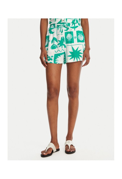 Banana Moon noi rovidnadrag, WILLIAM SHELLPA, viszkoz/len, zold, Zöld