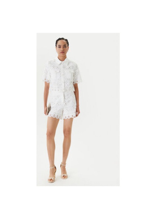 Pantaloni scurti dama Morgan, 251-SHENTEL, Poliester, 42 EU, Alb