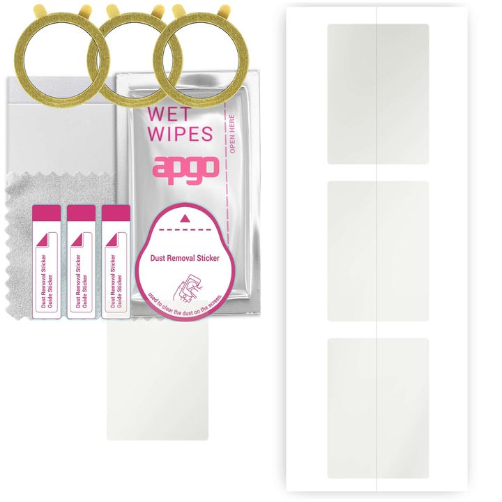 Set de 3 folii de protectie pentru ceas MATTE XP METAL DETECTORS DEUS II – apgo, hidrogel, mate, ultra-subtire, anti-zgarieturi, protectie profesionala ecran