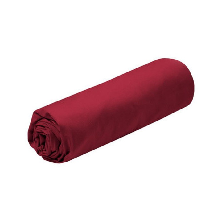 Pamut lepedő, piros, ELYSEE