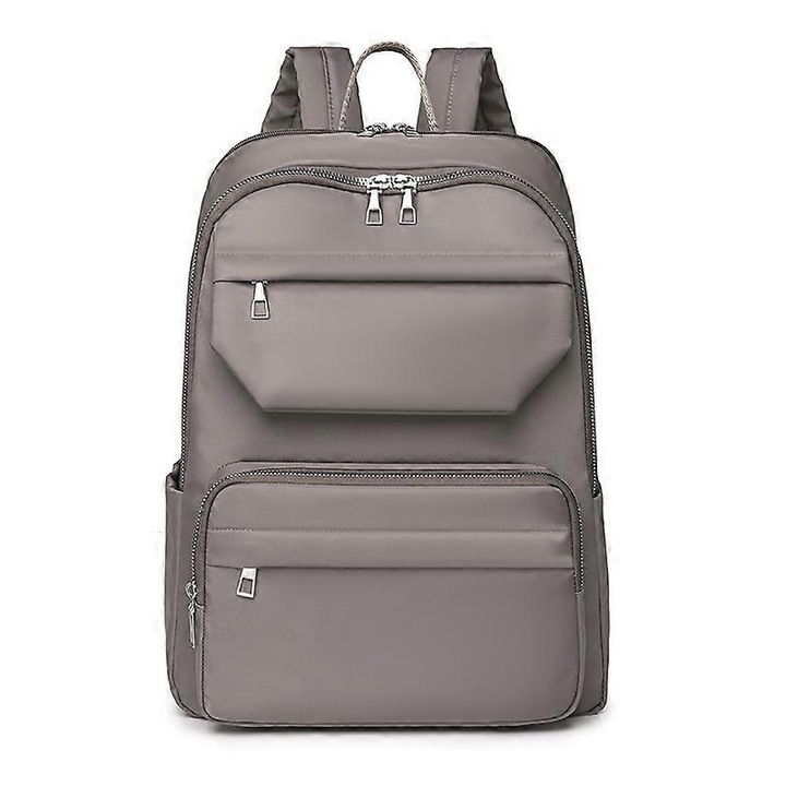 Rucsac pentru laptop Benobby pentru copii, 12 inch, pentru femei, pentru serviciu, calatorii, afaceri, facultate, rezistent la apa, usor, pentru o zi (gri)