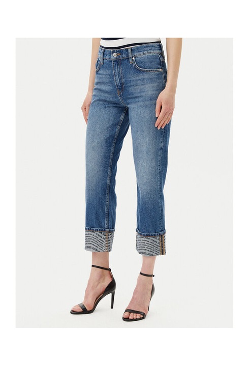 Pantaloni dama Joop Jeans, 10019647 30046438, Bumbac, Albastru, Albastru