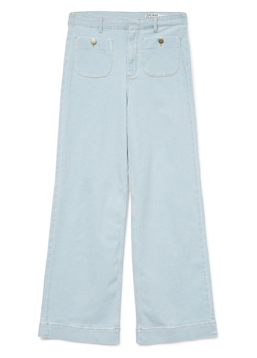 Vero Moda noi nadrag, 10328192, pamut/polieszter, kek, Kék