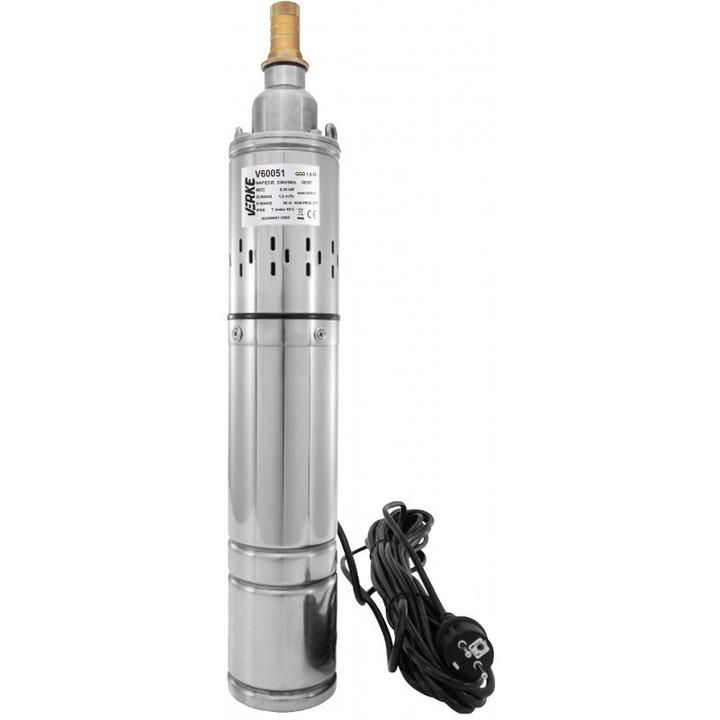 Merülő szivattyú, áramlási sebesség 1800L/h, V60051, Verke