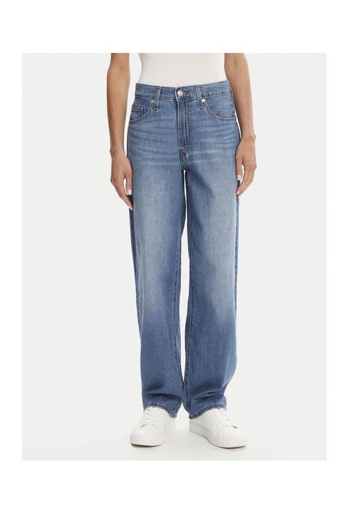 Pantaloni dama Levi S, A3494-0057, Bumbac/In, Albastru, Albastru