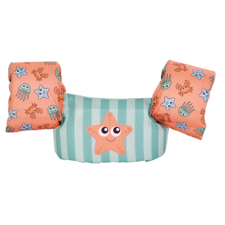 Colac de inot pentru copii Swim Essentials, maneci gonflabile, 2-6 ani, pentru fete, multicolor