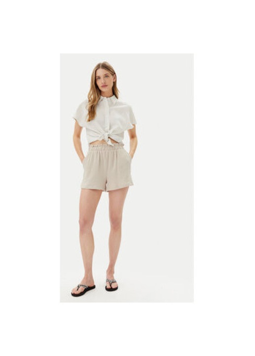 Vero Moda noi rovidnadrag, 10279687, Pamut, Bezs, Bézs