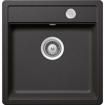 Chiuveta granit Schock Mono N-100S Stone Cristadur 490 x 510 mm cu Sifon Automat, adancime cuva 180 mm, montare pe blat Chiuveta granit Schock Mono N-100S Stone Cristadur 490 x 510 mm cu Sifon Automat, adancime cuva 180 mm, montare pe blat
