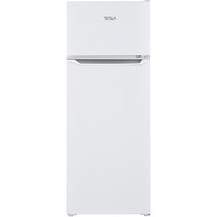 Frigider cu doua usi Tesla RD2101EH, 206 l, Iluminare LED, Clasa E, dezghetare manuala frigider, H 143 cm, Alb