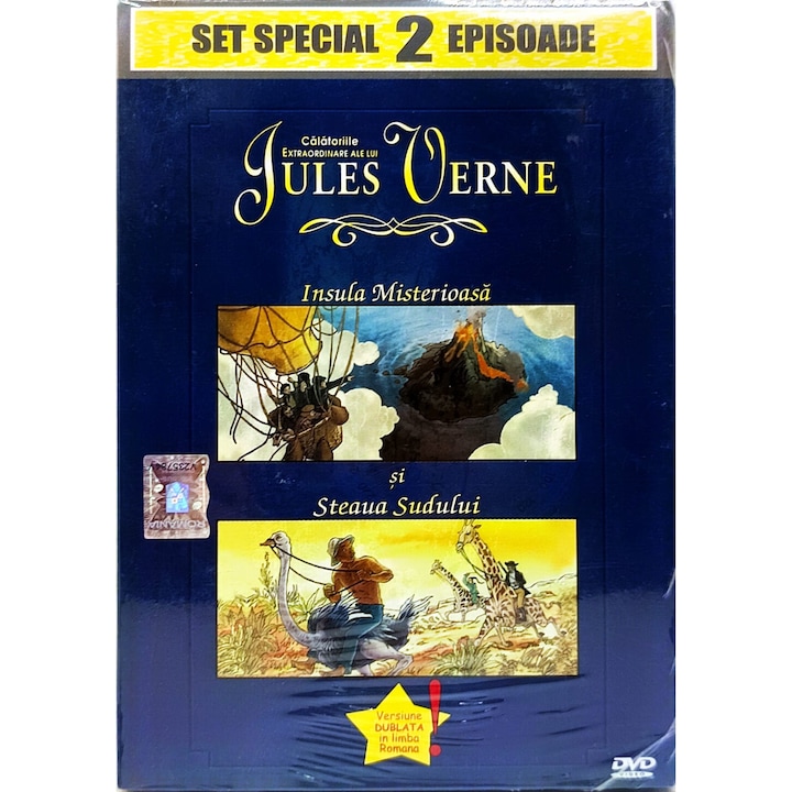 Set DVD Vela - Insula Misterioasa si Steaua Sudului, 2 episoade, animatie, 90 min.